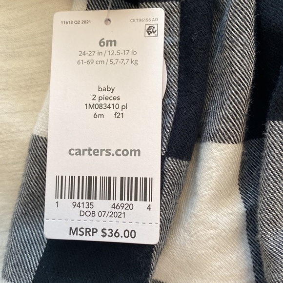 Carters Flannel Dress - Picture 5 of 5